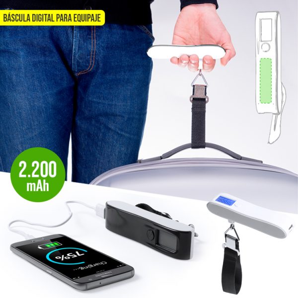Báscula Equipaje Power Bank Hargol