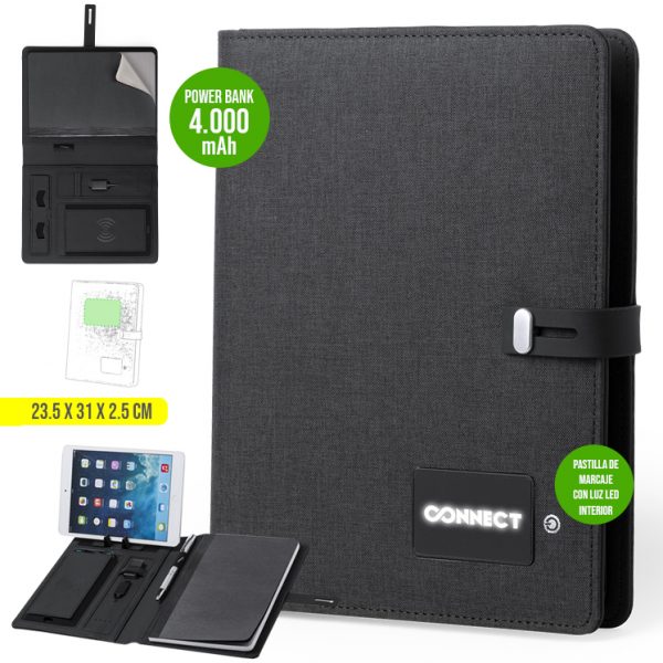Carpeta Power Bank Drayton
